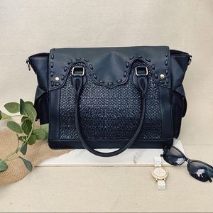 Black handbag